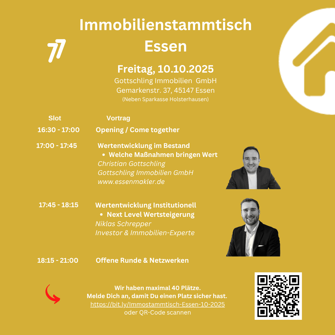 Immostammtisch Essen Oktober 2025